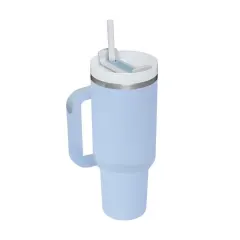 40 oz Double Wall 304 Stainless Steel Insulated Tumbler with Handle and Straw Lid-10